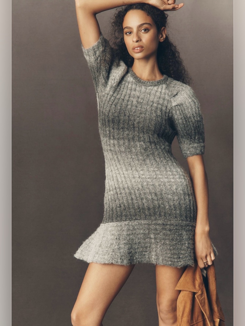 Anthropologie En Saison Odette Short Sleeve Sweater Dress NWT!